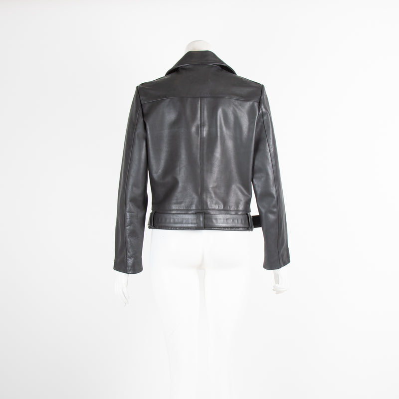 Anine Bing Black Leather Moto Jacket