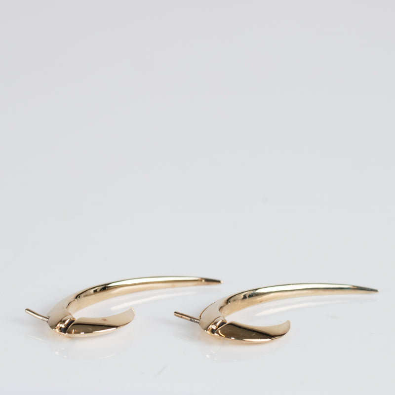 Shaun Leane Talon Gold Veil Hook Earrings