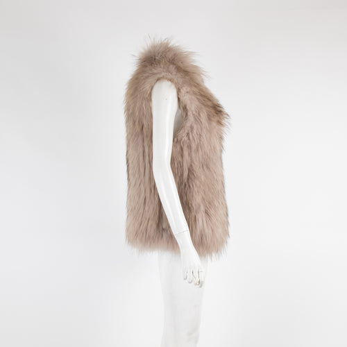 Yves Salomon Beige Gilet