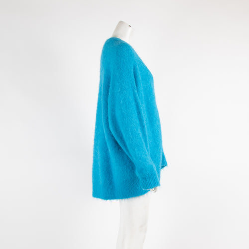 American Vintage Turquoise Wool Cardigan