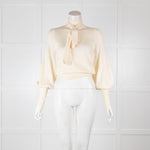 Zimmerman Cream Jumper with Neck Tie