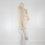 Zimmerman Cream Jumper with Neck Tie