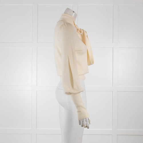 Zimmerman Cream Jumper with Neck Tie