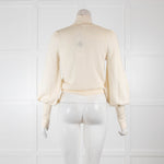 Zimmerman Cream Jumper with Neck Tie