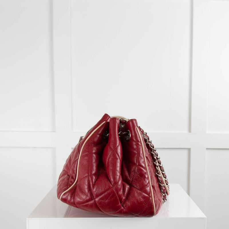 Chanel Red East West Accordion Reissue Flap Bag