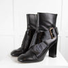 Louis Vuitton Black Boots with Side Buckle