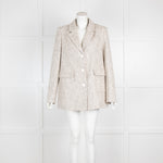 Claudie Pierlot Beige Tweed Jacket