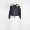 Vince Navy Bomber with Fur Hood