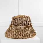 Christian Dior Brown Logo Bucket Hat