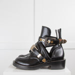 Balenciaga Black Buckled Boots