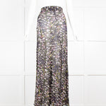 Ganni Sheer Floral Maxi Skirt