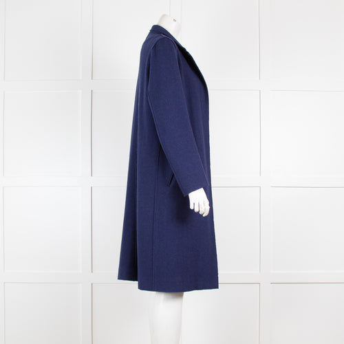 Donna Ida Blue Car Coat