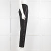 Maje Black Tuxedo Pant with Satin Side Stripe