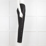 Maje Black Tuxedo Pant with Satin Side Stripe