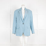 Day Birger Mikkelsen Light Blue Pin Striped Blazer