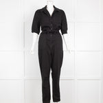 Paige Black Short Sleeve Boiler Suit