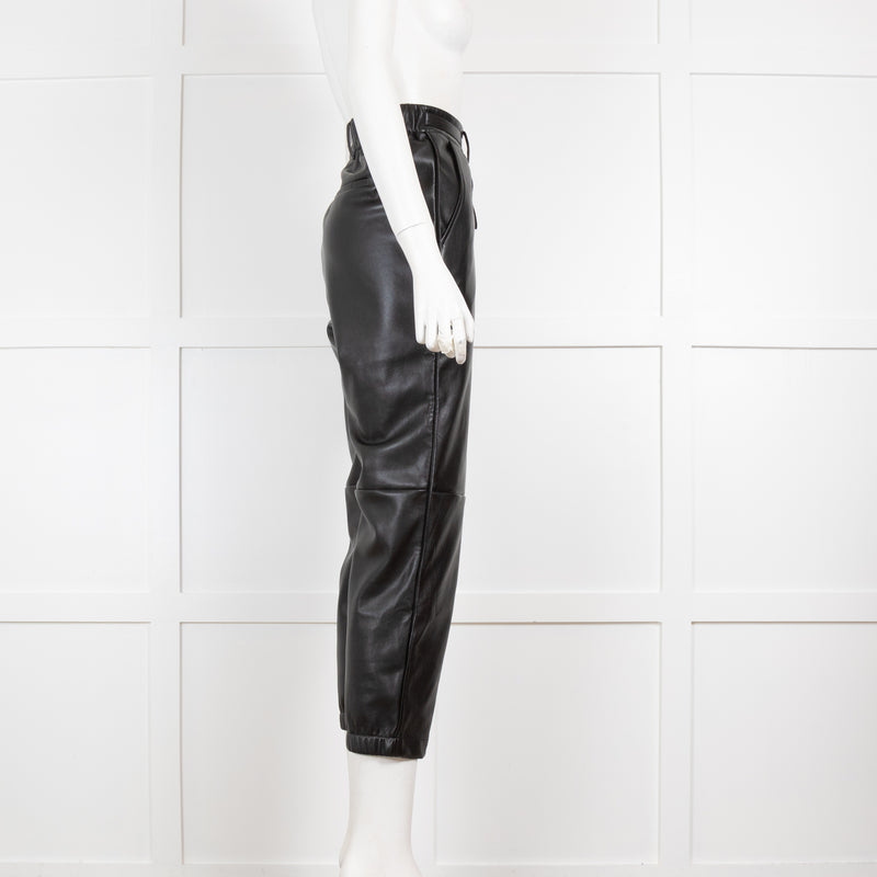 Cami NYC Faux Leather Black Trousers