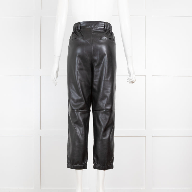 Cami NYC Faux Leather Black Trousers