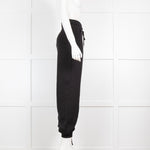 The Range Ruched Leg Black Jogger