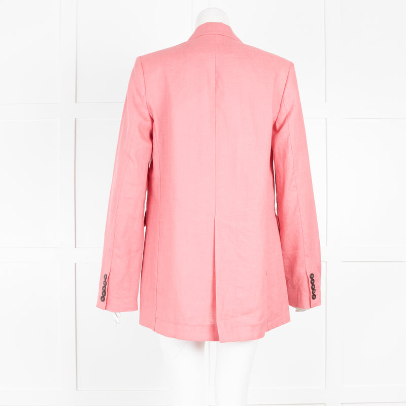 Asceno Rose Madrid Linen Blazer