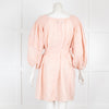 Innika Choa Pink Linen Smock Mini Dress