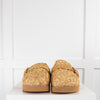 Ash Natural Raffia Flat Clog