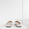 Bottega Veneta White Quilted Leather Slides