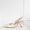 Dior J'adior Patent Cream Slingback Pump