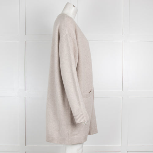 Le Kasha Oatmeal Cashmere Cardigan