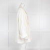 Haider Ackerman Cream Linen Mix Oversized Blazer