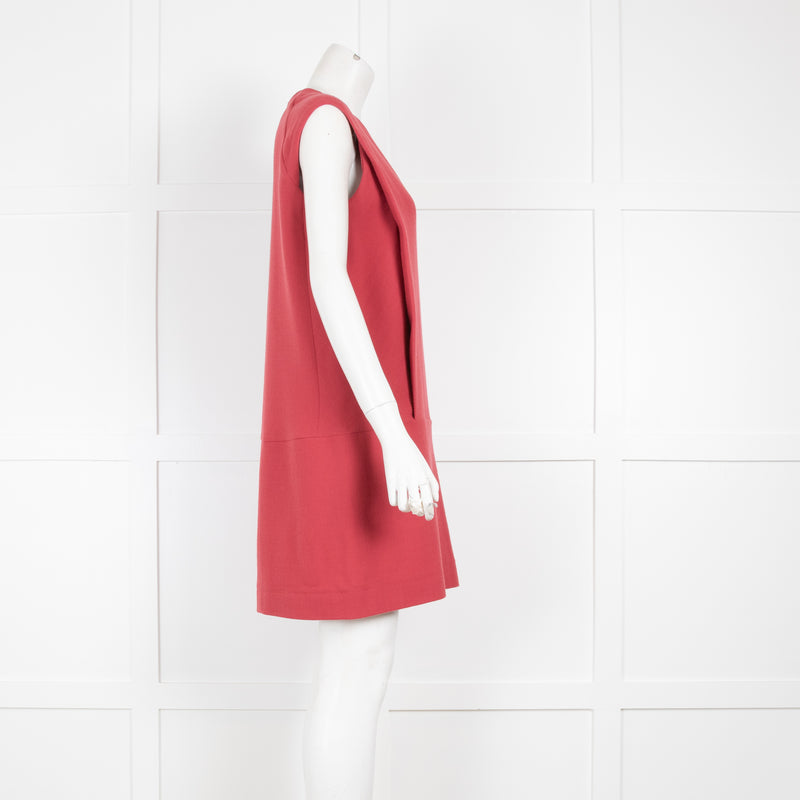 Victoria by Victoria Beckham Cherry Sleeveless Shift Dress