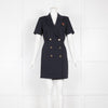 Sandro Navy Dress with S Logo