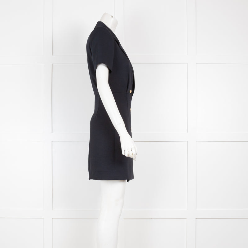 Sandro Navy Dress with S Logo