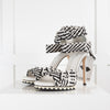 Camilla Skovgaard Black & White Plaited Sandal