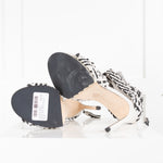 Camilla Skovgaard Black & White Plaited Sandal