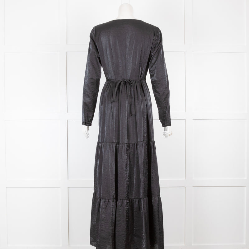 Baum Und Pferdgarten Black Wrap Dress