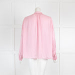 Zadig & Voltaire Pink Collarless Blouse