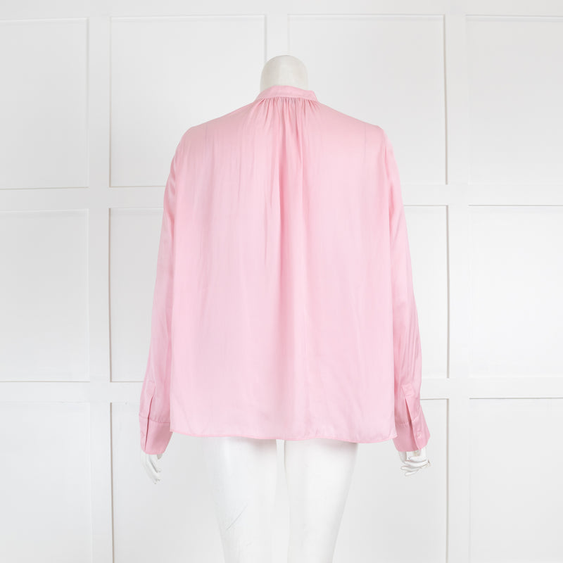 Zadig & Voltaire Pink Collarless Blouse