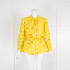 Balenciaga Yellow Floral Elasticated Waist Blouse