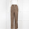 Zadig & Voltaire Leopard Print Straight Leg Trousers