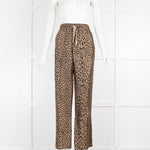 Zadig & Voltaire Leopard Print Straight Leg Trousers