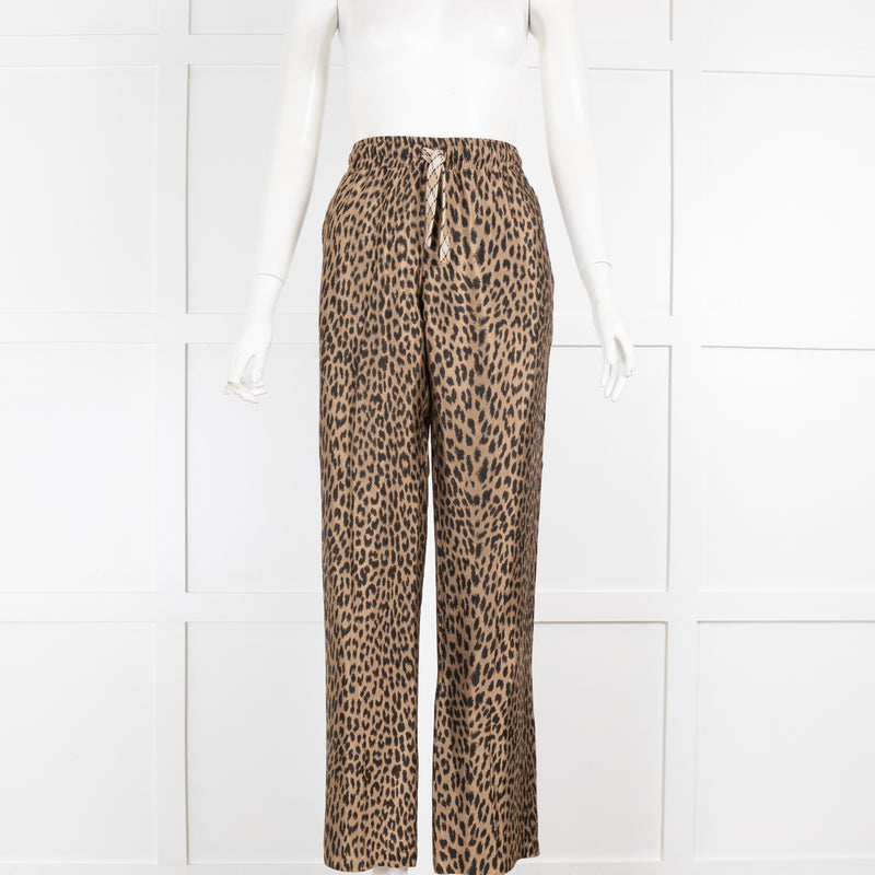 Michael Kors Pull-on Cheetah Trousers Animal Print w/ pockets