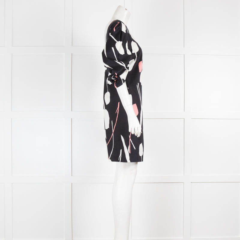 By Malene Birger Black With White Tulip Dress