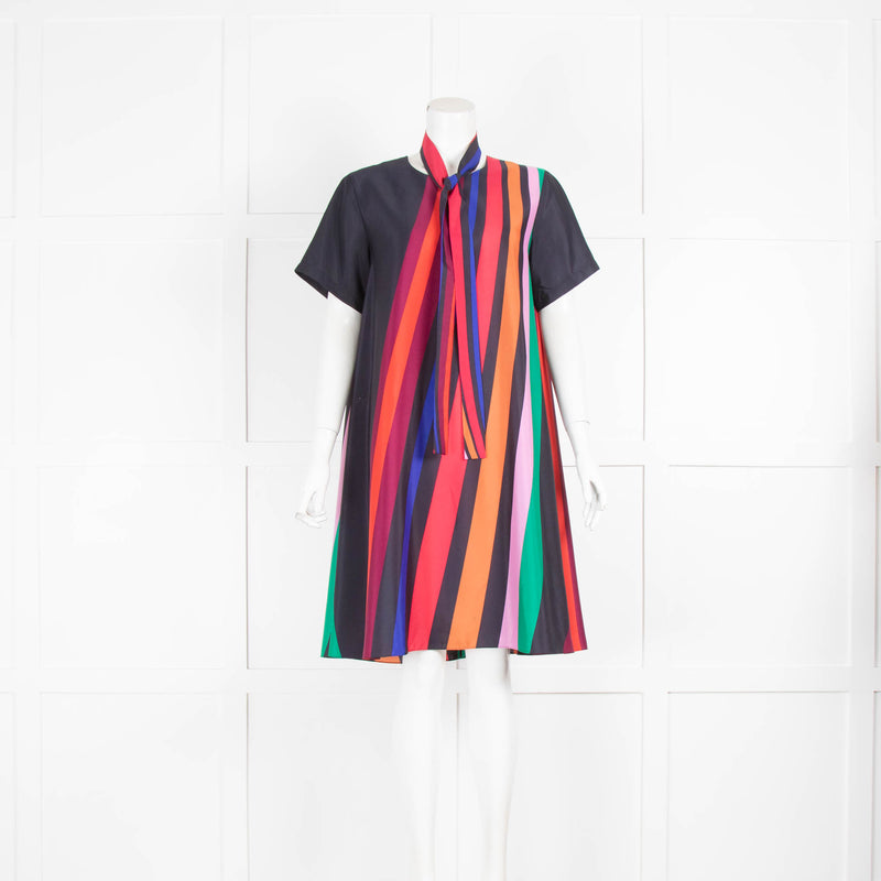Paul Smith Multi Colour Vertical Stripe Short Dress