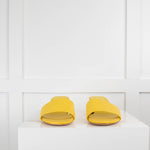 Mansur Gavriel Yellow Open Toe Slip On Shoes