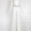 Sportmax Code White Linen Trousers