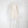 Christian Dior Off White Lace Mini Dress with Silk Slip