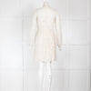 Christian Dior Off White Lace Mini Dress with Silk Slip