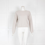 Fabiana Filippi Grey Silver Cotton Sweater