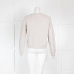 Fabiana Filippi Grey Silver Cotton Sweater